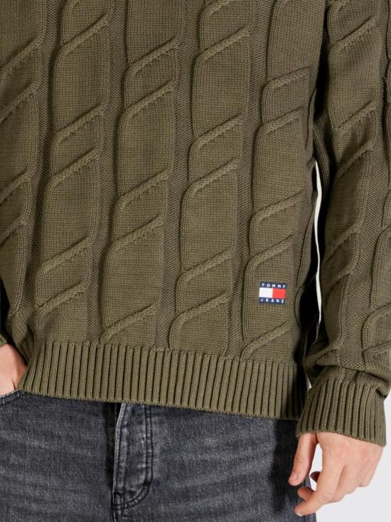 26SS 토미진 스웨터 DM0DM22355 GY1 Green - TOMMY JEANS