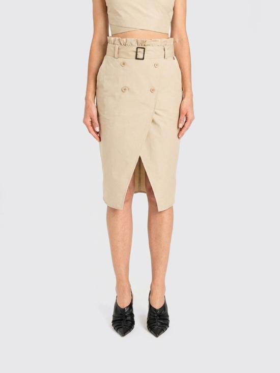 26SS 액티튜드 트윈세트 미디 스커트 261AP208B 13191 Safari