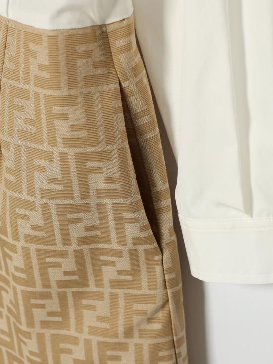 26SS [키즈] 펜디 원피스 JFB829AQTK F1P2N White - FENDI