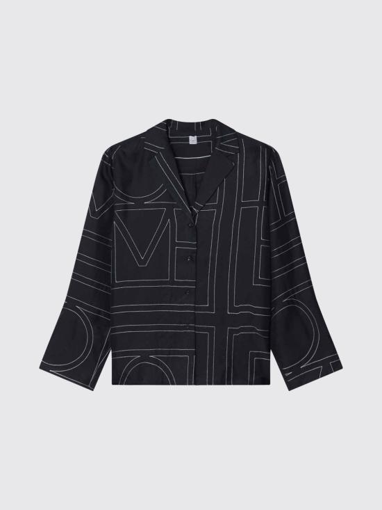 26SS 토템 셔츠 213755707925 001 Black - TOTEME