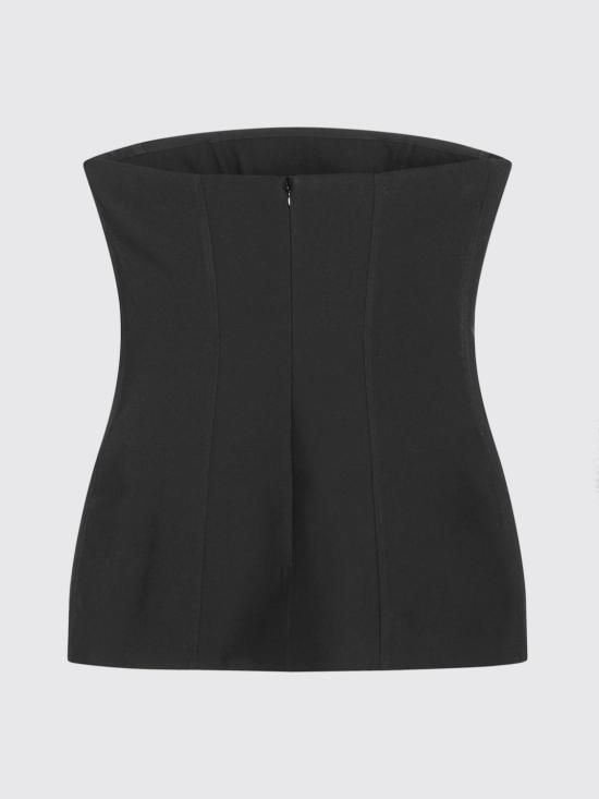 26SS 토템 민소매 티셔츠 261WRT0611FB0567 001 Black - TOTEME