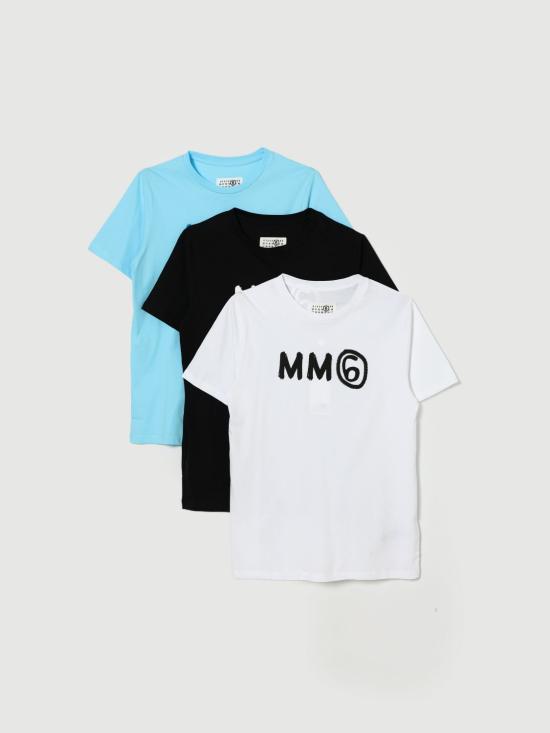 26SS [키즈] MM6 메종마르지엘라 티셔츠 M61016MM04I M6C49 Multicolor