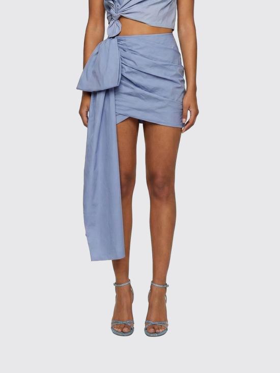 26SS 셀프 포트레이트 숏 스커트 RS26552SKBL Blue