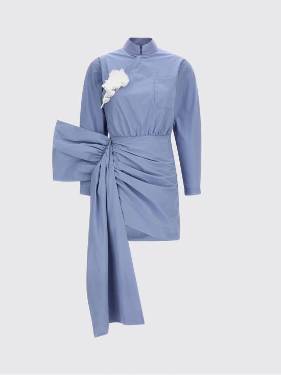 26SS 셀프 포트레이트 롱 원피스 RS26552SBL Blue - SELF PORTRAIT