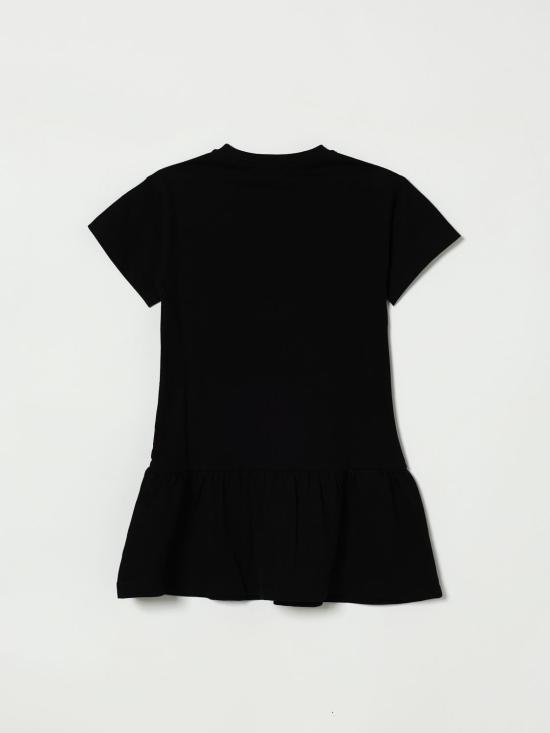 26SS [키즈] 모스키노 원피스 HDV0HKLFA07 60100 Black - MOSCHINO