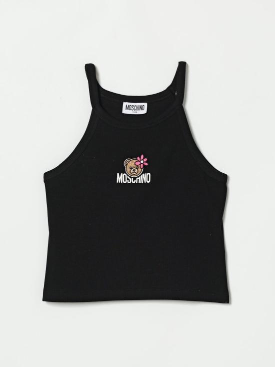 26SS [키즈] 모스키노 트레이닝 상의 HDM06ZLBA39 60100 Black