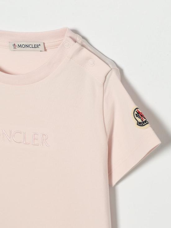 26SS [키즈] 몽클레어 티셔츠 8C0001089AUM 503 Pink - MONCLER