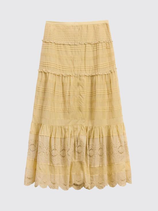 26SS 이자벨마랑에뚜왈 롱 스커트 JU0446FAD1J05E 10LC Ocher - ISABEL MARANT ETOILE