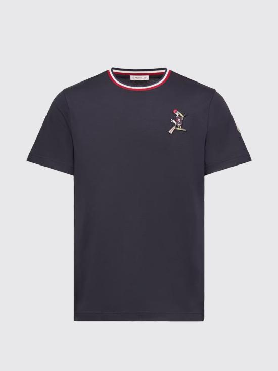 26SS 몽클레어 반팔 티셔츠 L10918C0001289AYY 742 Navy