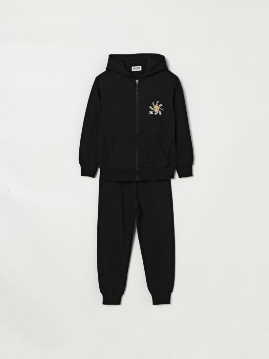26SS [키즈] 모스키노 캐주얼 세트 HUK04HLCA19 60100 Black