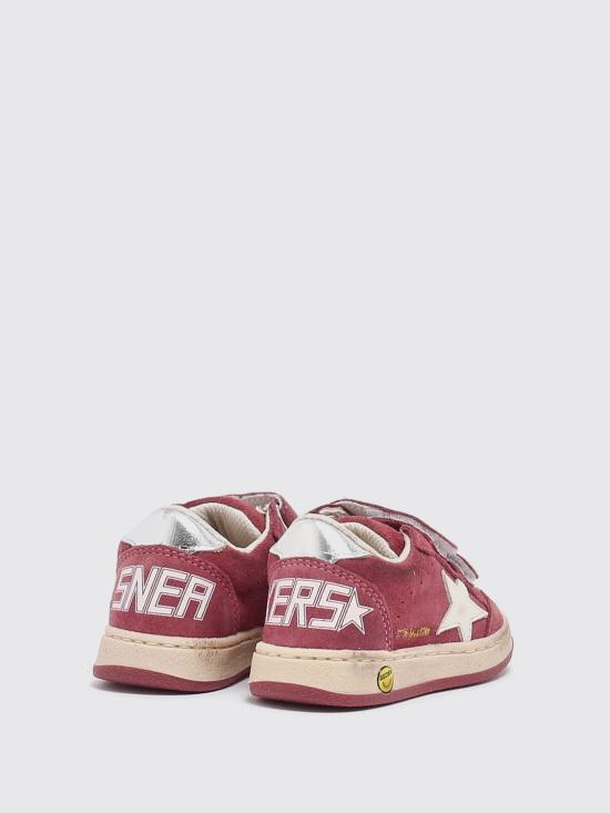 26SS [키즈] 골든구스 스니커즈 GJF01032F008052 40388 Burgundy - GOLDEN GOOSE