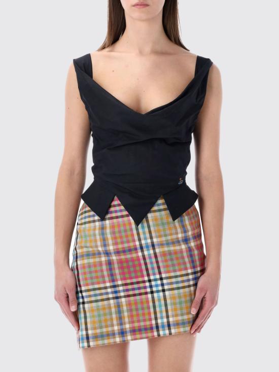 26SS 비비안웨스트우드 민소매 티셔츠 1505000MW009Q N401 Black