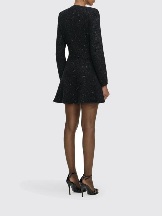 26SS 셀프 포트레이트 롱 원피스 RS26210SB Black - SELF PORTRAIT