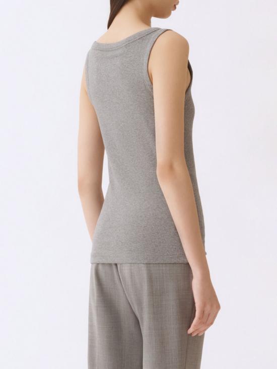 26SS 파비아나 필리피 민소매 티셔츠 JED266F602L896 8132 Grey - FABIANA FILIPPI