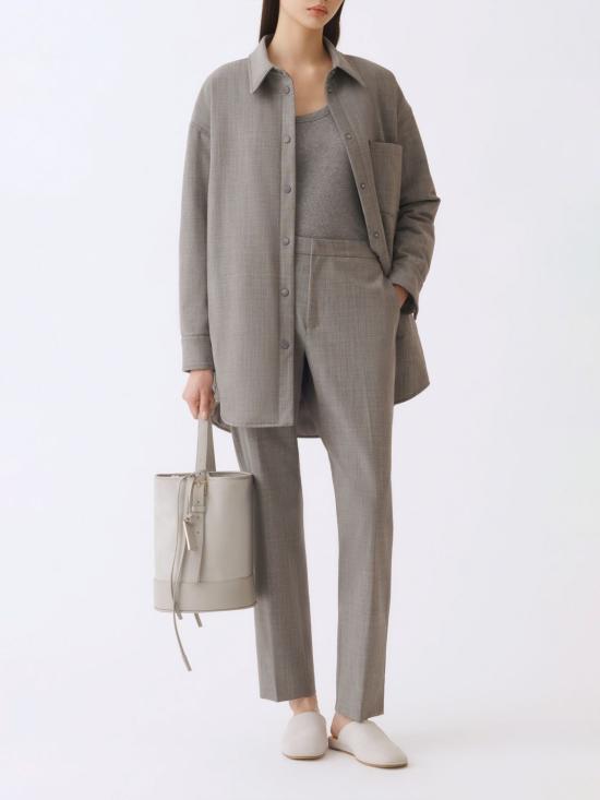 26SS 파비아나 필리피 민소매 티셔츠 JED266F602L896 8132 Grey - FABIANA FILIPPI