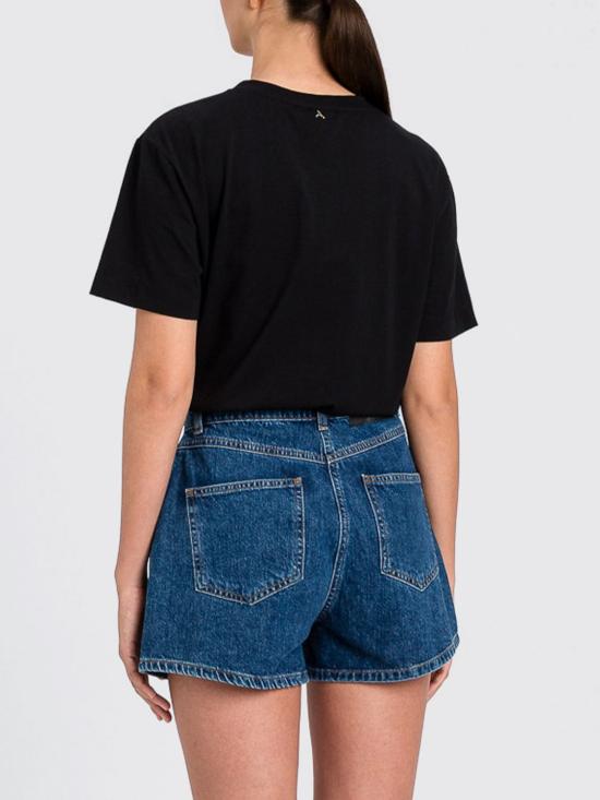 26SS 액티튜드 트윈세트 반팔 티셔츠 261AP2164 13295 Black - ACTITUDE TWINSET