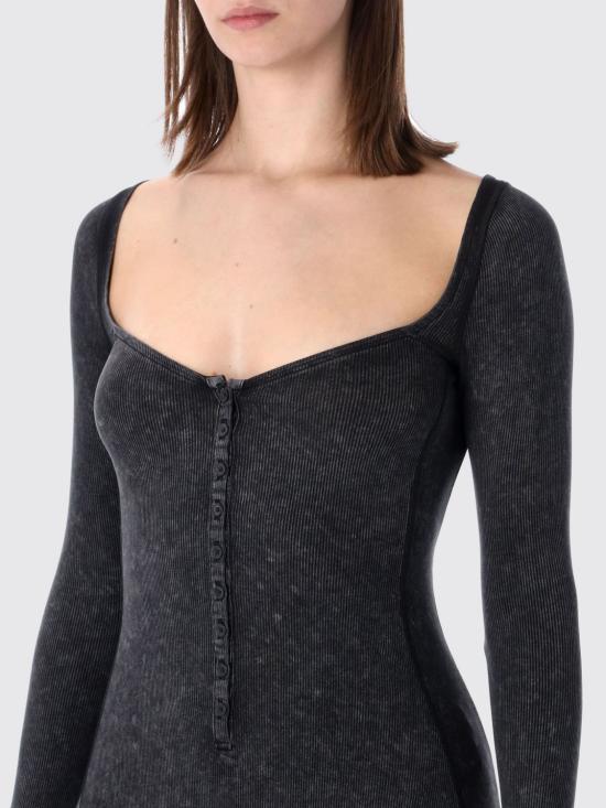 26SS 디젤 롱 원피스 A209630DCCQ 9XX Black - DIESEL