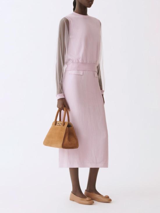 26SS 파비아나 필리피 스웨터 MAD266F009L913 2201 Lilac - FABIANA FILIPPI