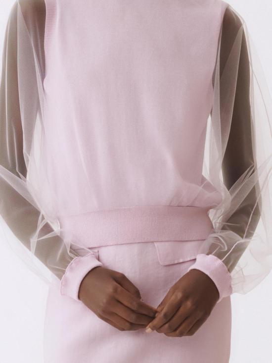 26SS 파비아나 필리피 스웨터 MAD266F009L913 2201 Lilac - FABIANA FILIPPI