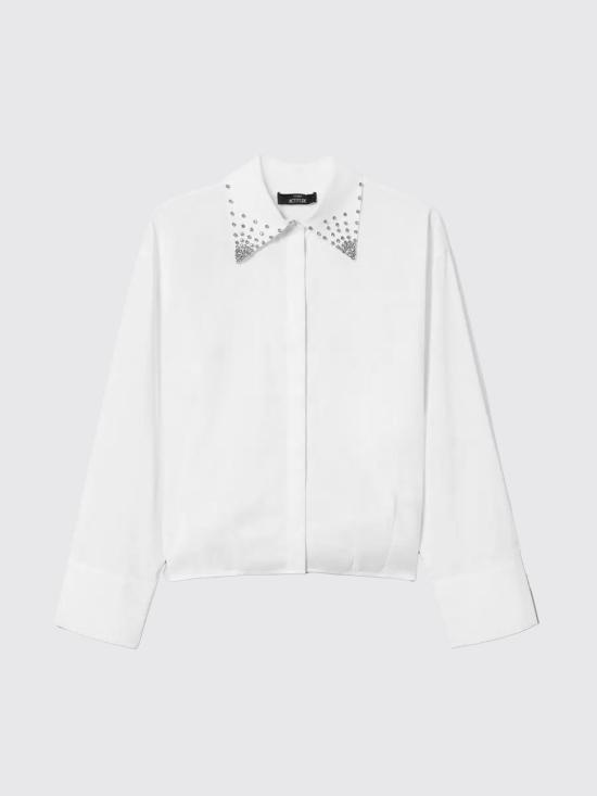 26SS 액티튜드 트윈세트 셔츠 261AP2125 00526 White - ACTITUDE TWINSET