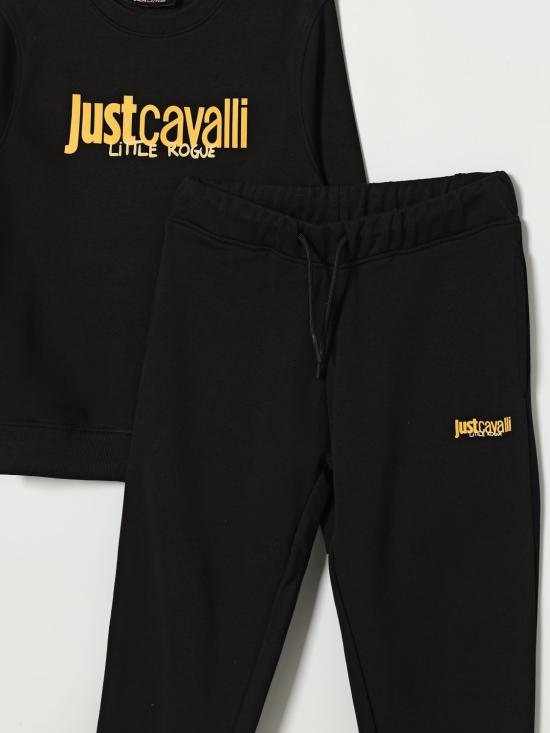 26SS [키즈] 저스트까발리 캐주얼 세트 JBP26022CFT9 Black - JUST CAVALLI