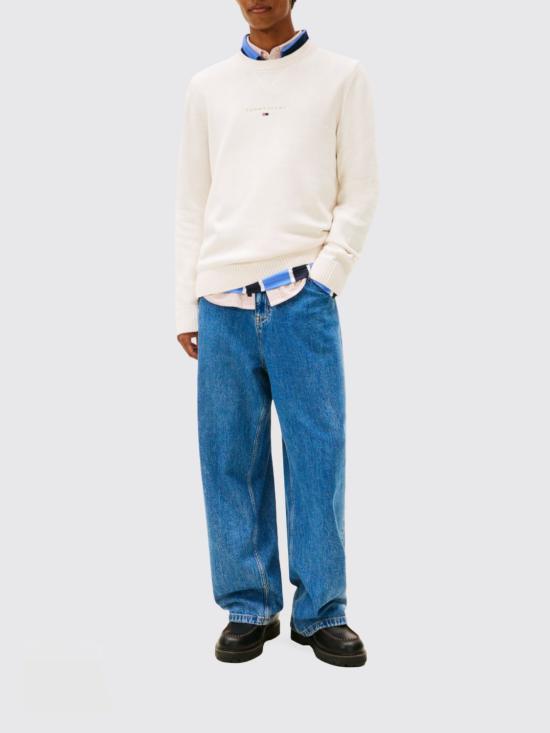 26SS 토미진 스웨터 DM0DM22352 YBH Yellow Cream - TOMMY JEANS