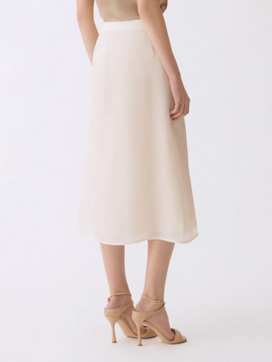 26SS 파비아나 필리피 롱 스커트 GND266F406D942 0145 Butter - FABIANA FILIPPI