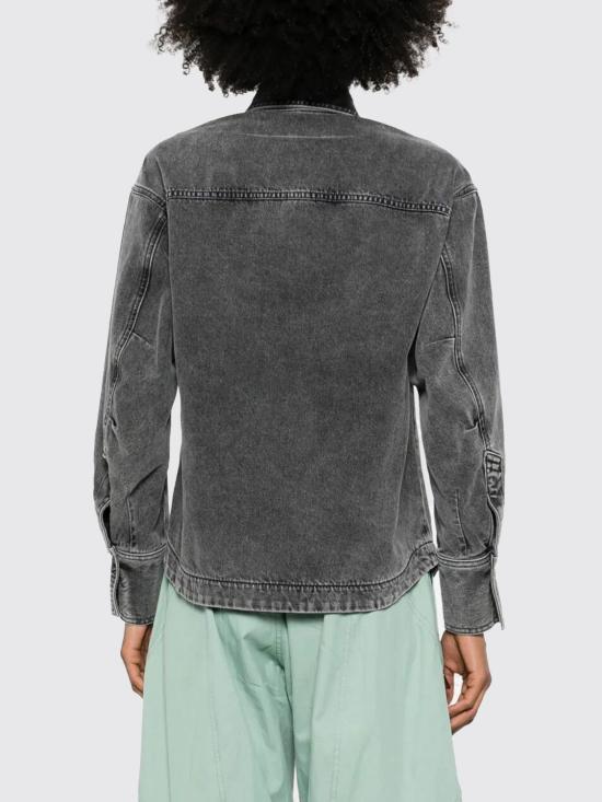 26SS 디 아티코 셔츠 260WCB00074DDD104AA 100 Black - THE ATTICO