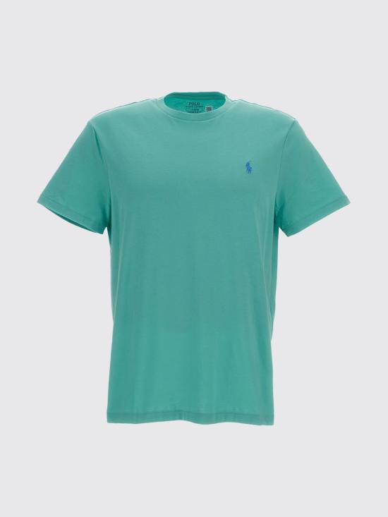 26SS 폴로 랄프로렌 포니로고 자수 반팔 티셔츠 710671438 507 Green - POLO RALPH LAUREN
