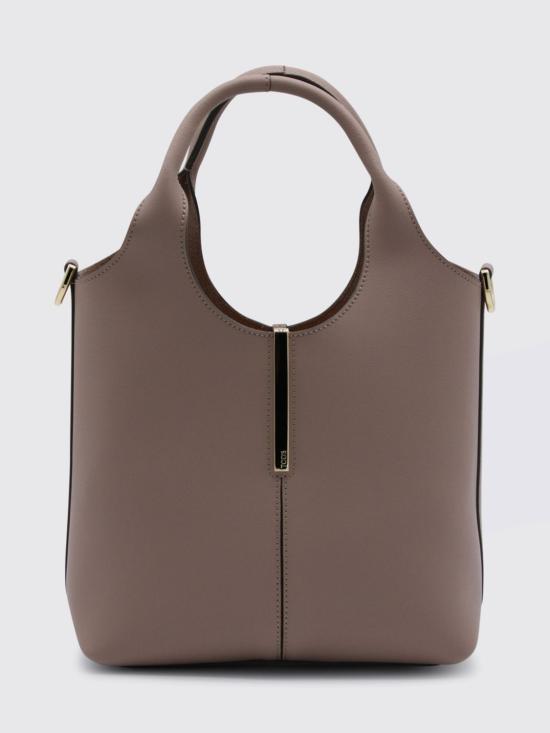 26SS 토즈 레더 미니 토트 쇼핑백 XBWEBRF0100UBL C428 Yellow