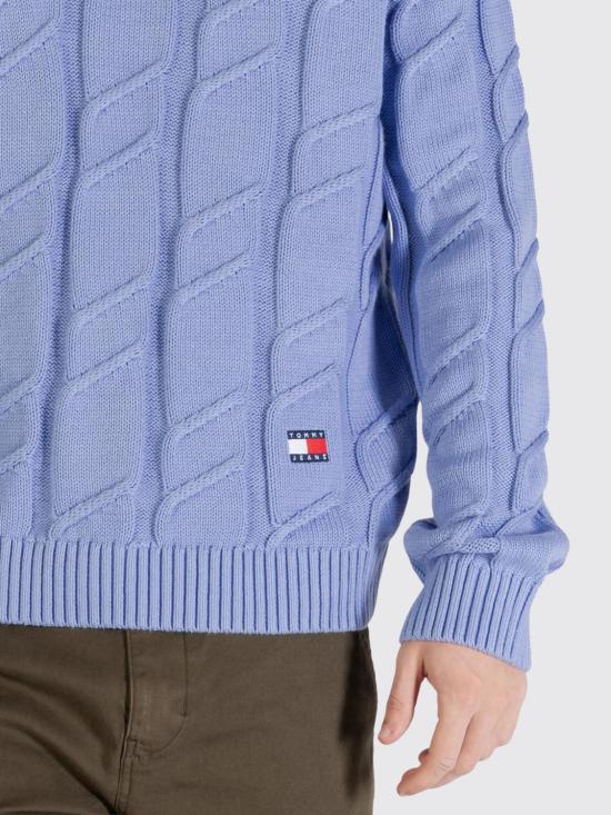 26SS 토미진 스웨터 DM0DM22355 C5X Violet - TOMMY JEANS