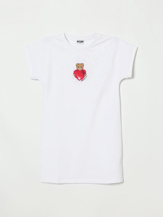 26SS [키즈] 모스키노 원피스 HAV0EALDA25 10101 White