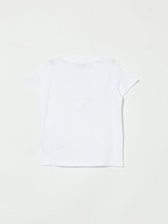 26SS [키즈] 모스키노 티셔츠 HGM06KLAA02 10101 White - MOSCHINO
