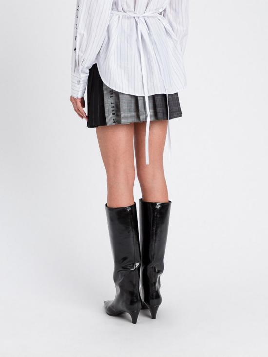 25FW 액티튜드 트윈세트 숏 스커트 252AQ2041 12852 Grey - ACTITUDE TWINSET