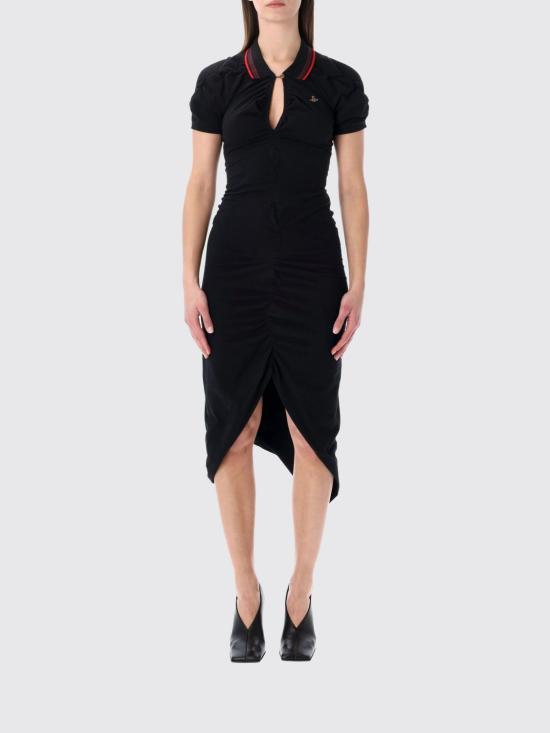 26SS 비비안웨스트우드 롱 원피스 16010051J00AU N401 Black