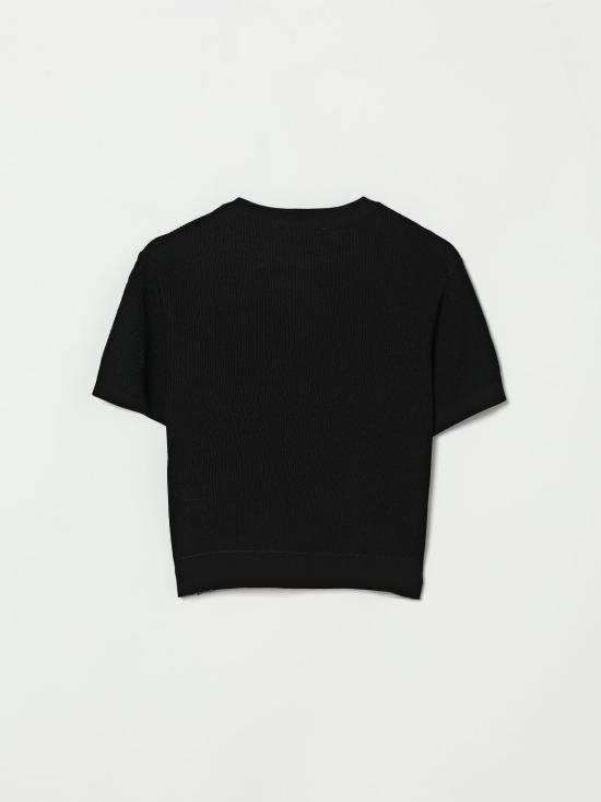 26SS [키즈] 저스트까발리 풀오버 JGP26049TSGD Black - JUST CAVALLI