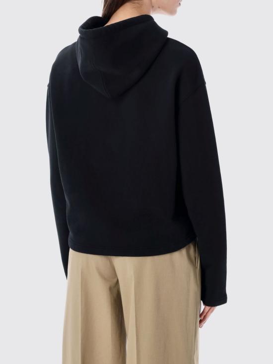 26SS 아미 ADC 콘트라스트 하트 후드 티셔츠 FSW767730 045 Black - AMI