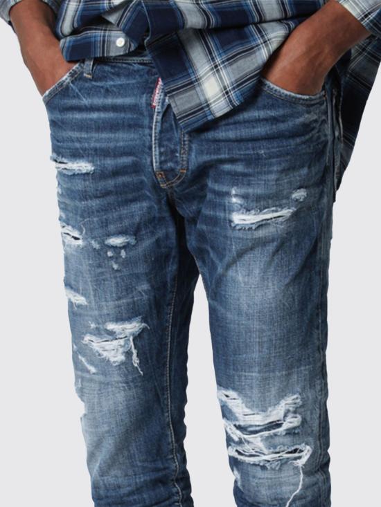 26SS 디스퀘어드2 데님 팬츠 S74LB1854D30011 470 Blue - DSQUARED2