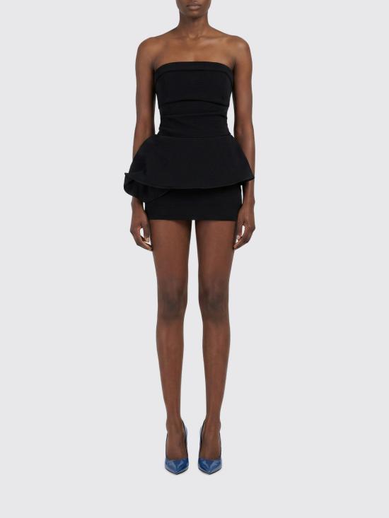 26SS 마그다뷰트림 롱 원피스 160426 Black