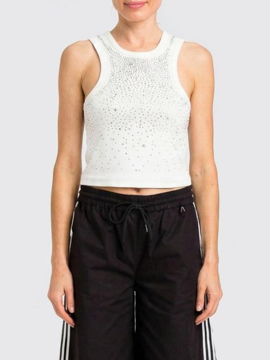 26SS 액티튜드 트윈세트 민소매 티셔츠 261AP2201 00526 White