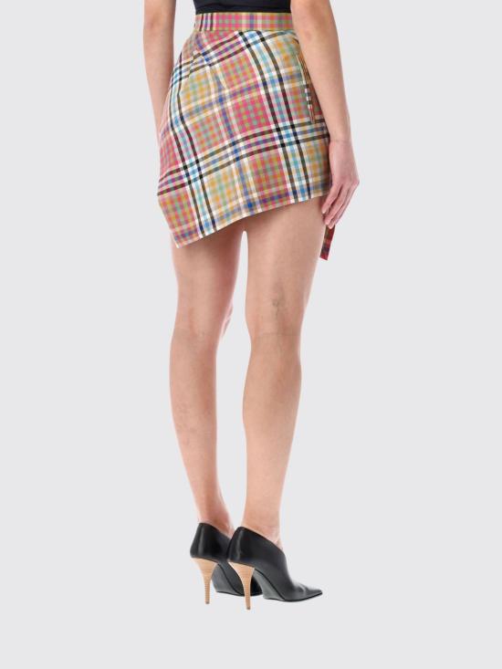 26SS 비비안웨스트우드 숏 스커트 1K01002RW01CD O215 Multicolor - VIVIENNE WESTWOOD