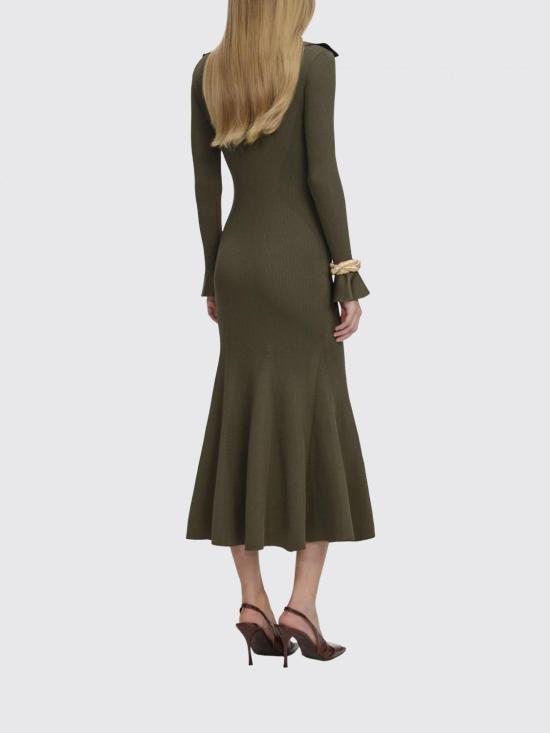 26SS 셀프 포트레이트 롱 원피스 SS26185MG Green - SELF PORTRAIT