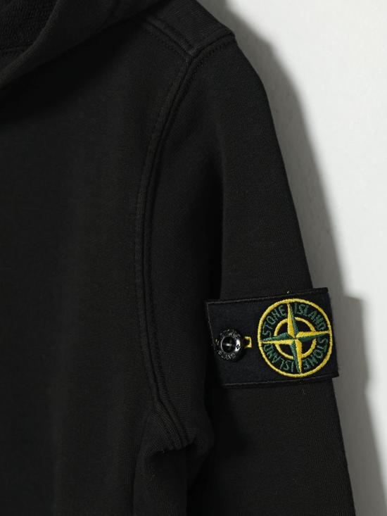 26SS [키즈] 스톤 아일랜드 풀오버 6100004S0040 V0029 Black - STONE ISLAND