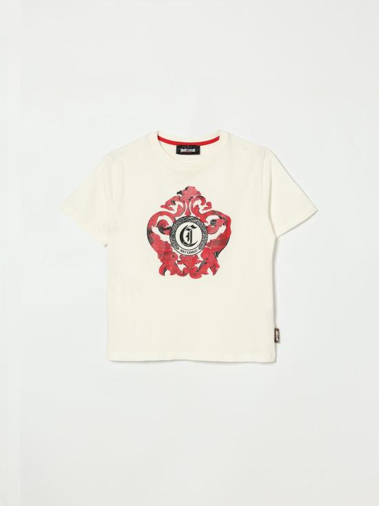 26SS [키즈] 저스트까발리 티셔츠 JBP26035TSRHN White