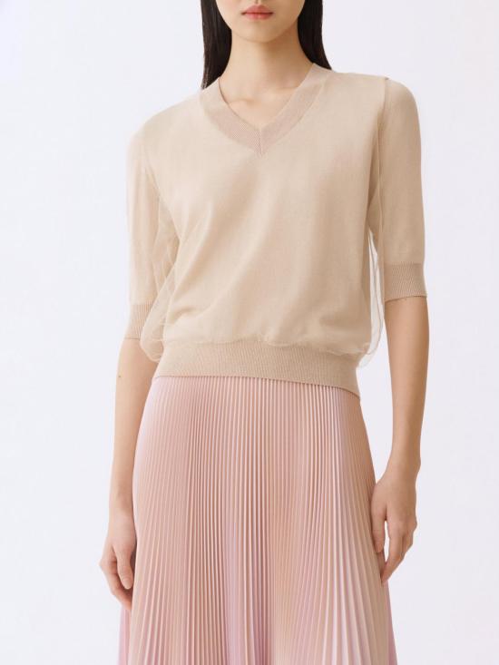 26SS 파비아나 필리피 스웨터 MAD266F008L922 0157 Beige - FABIANA FILIPPI