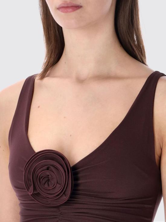 26SS 마그다뷰트림 민소매 티셔츠 604426 BORDEAUX Burgundy - MAGDA BUTRYM