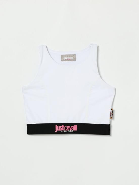 26SS [키즈] 저스트까발리 트레이닝 상의 JGP26055TOHB White