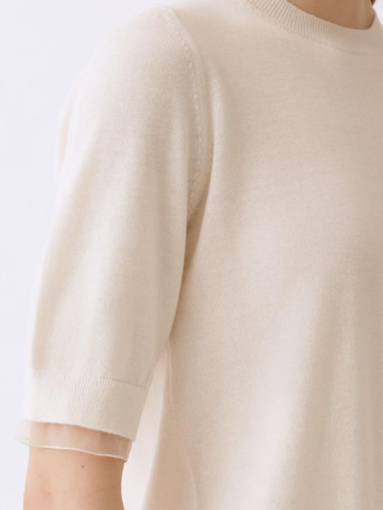 26SS 파비아나 필리피 스웨터 MAD266F042L930 0145 Butter - FABIANA FILIPPI