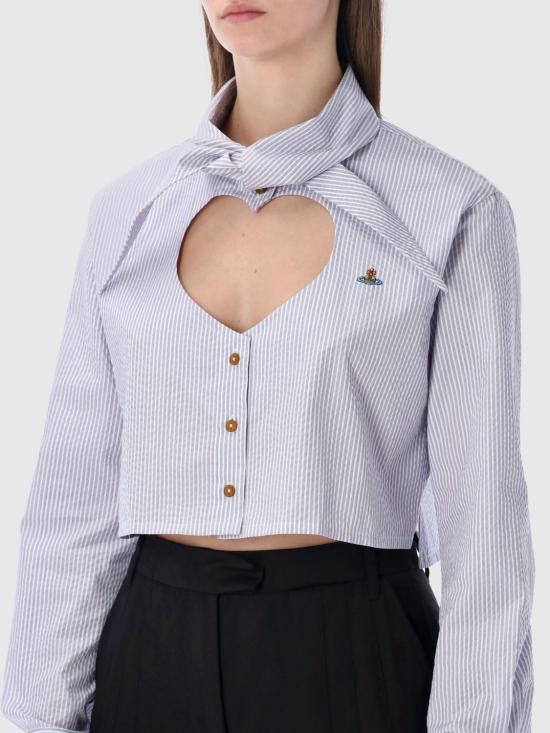 26SS 비비안웨스트우드 셔츠 1501005UW01E8 O101 White - VIVIENNE WESTWOOD