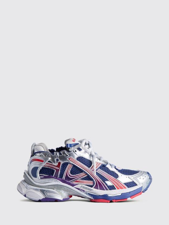 26SS 발렌시아가 러너 스니커즈 772774WRUNG 4610 Navy